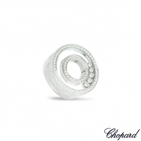 Chopard White Gold Happy Diamonds Ring 82/6244-020 Chopard White Gold Happy Diamonds Ring 82/6244-020